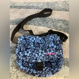 Jansport Blue Floral Crossbody Bag